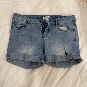 Denim shorts